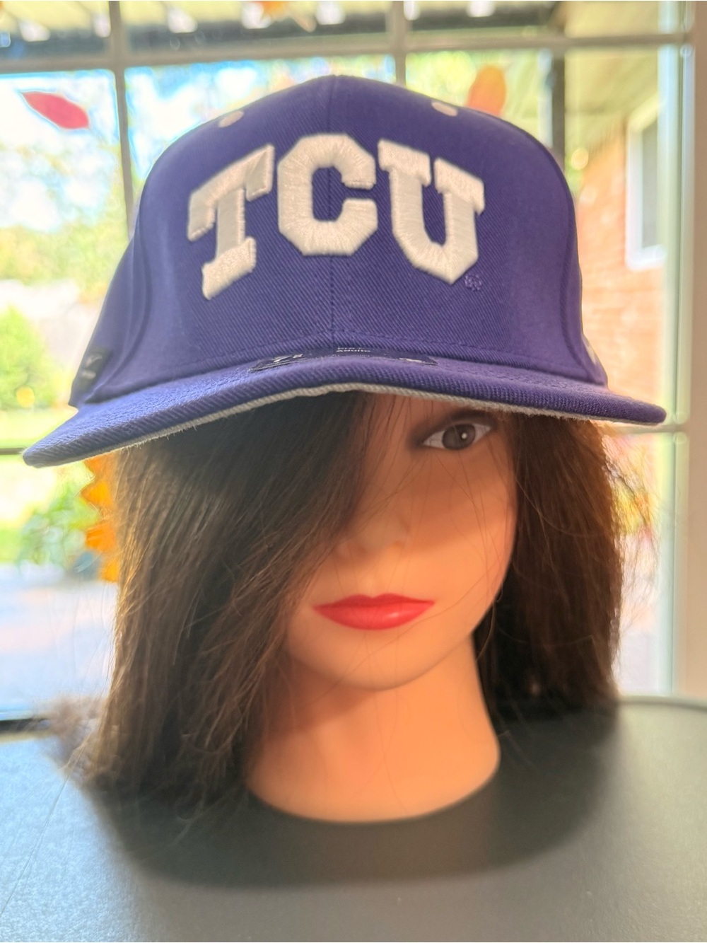 Nike Purple TCU Embroidered Baseball Hat